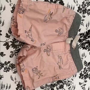 Cat and Jack Pink and Grey Cobra/Lion Shorts